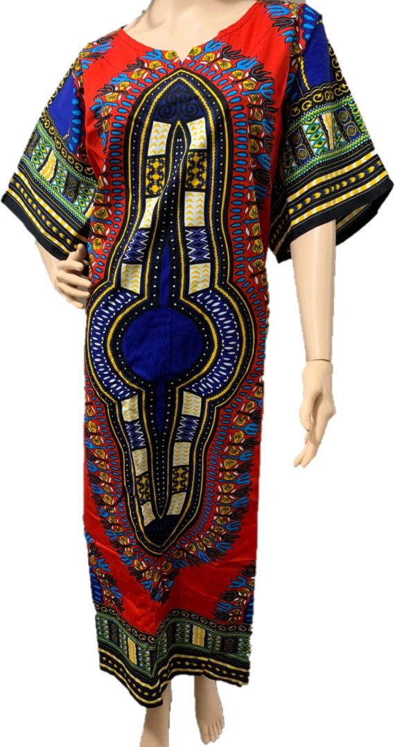 Red Dashiki dress