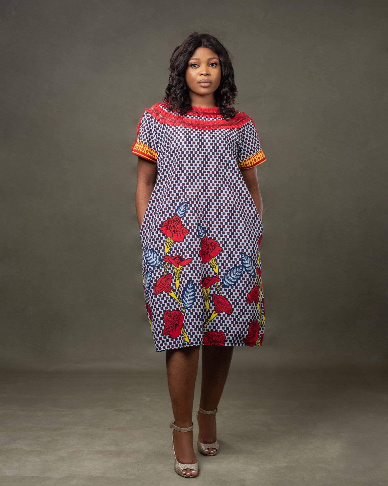 African Print Atiku Material Gown Styles For Ladies Ankara Gown Styles  Pretty African Cloth Designs Kitenge Dress Traditional African African  Dress Designs 2019 African