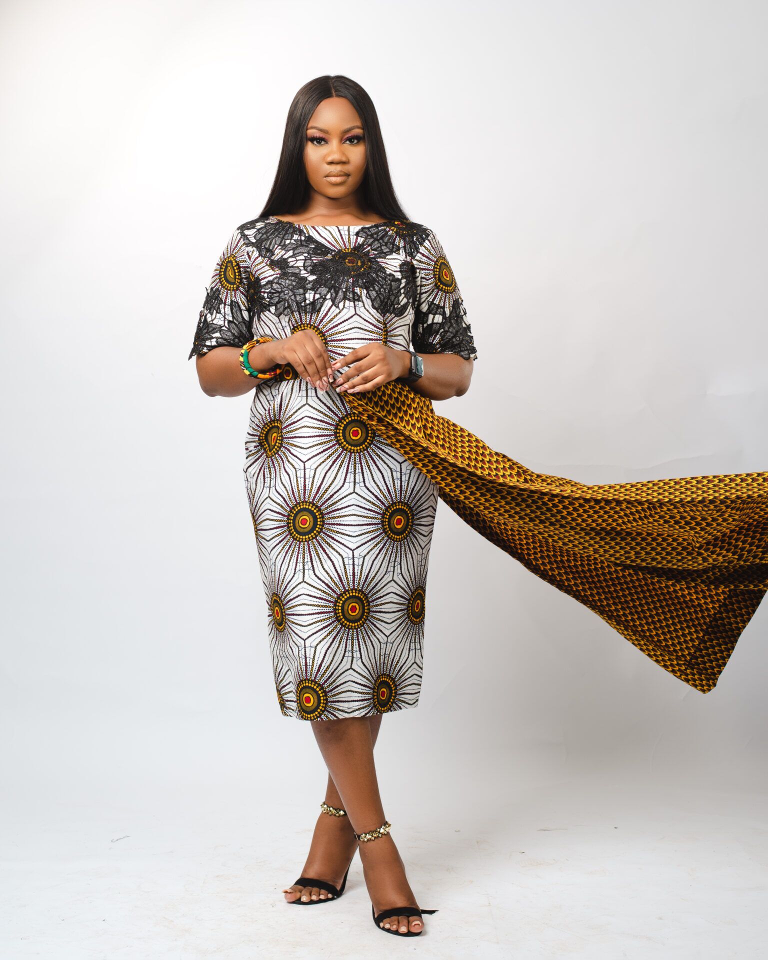 African Two-Piece Bubu Top With Trouser Set - Sante Wear Inc.