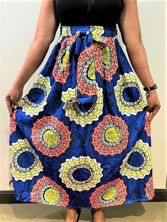 African High waist skirt